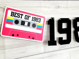 BEST OF 1984 - 40th Birthday Banner 1984 Banner 1984 Party Decorations 40th Party Decorations 40th Party Banner 40 Birthday Party Banner 80s