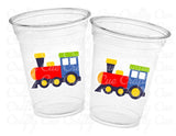 Train Cups, Train Party Favors, Train Birthday Favors, Train Party Cups, Train Birthday Decorations, Train Party Supplies