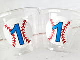 BASEBALL PARTY CUPS - Baseball Cups Baseball Party Cups Baseball Birthday Cups Baseball Cups Sports Party Cups Favors Baseball Baby Shower