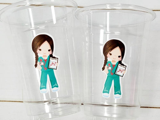 Nursing Party Cups Doctor Party Cups Nurse Party Cups Nursing Party Rn Party Decorations Medical School Party Nurse Graduation Party Meds