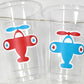 Airplane Party Cups, Airplane Treat Cups, Airplane Party Favors, Airplane Birthday Favors