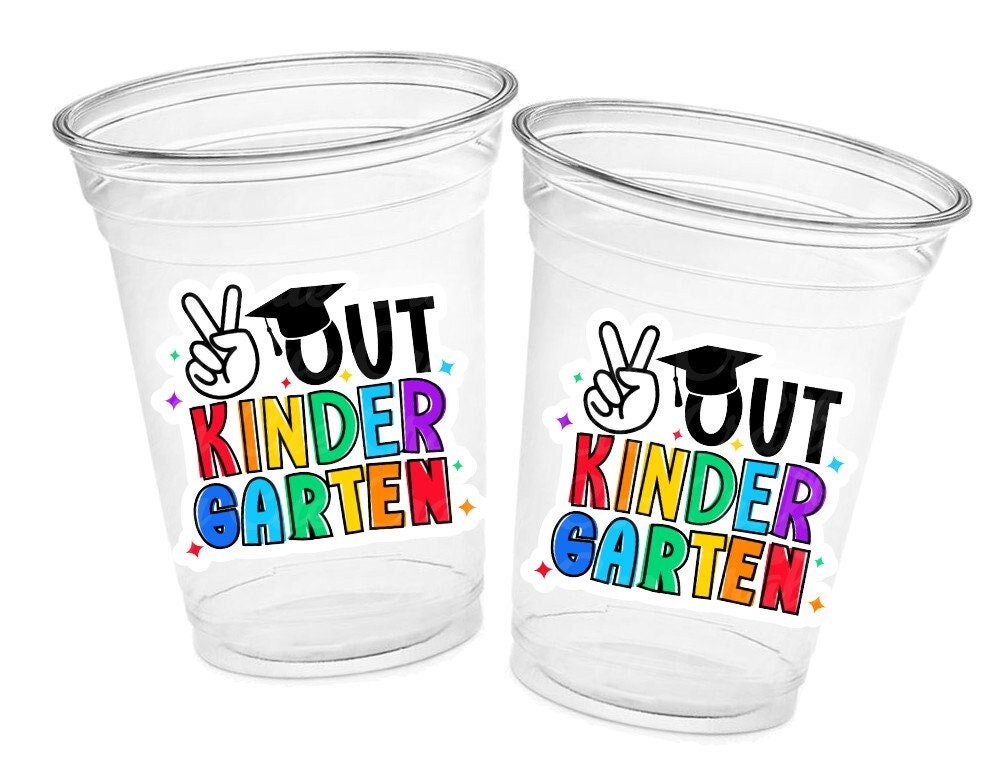 KINDERGARTEN GRADUATION CUPS - Kindergarten Graduation Cups 2023 Graduation Cups Graduation Party Graduation 2023 Party Favors Kinder Party
