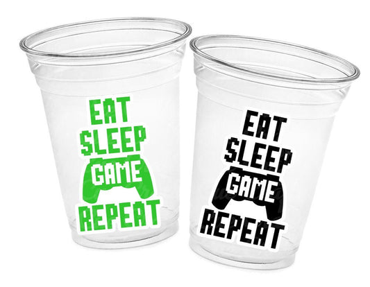 GAMING PARTY Cups - Video Game Cups Video Game Party Cups Level Up Party Decorations Gamer Baby Shower Decorations Video Game Birthday