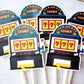 Casino Cupcake Toppers Casino Party Casino Night Casino Party Decorations Slot Machine Cupcake Toppers Slot Casino Birthday Slot Machine