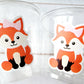 FOX PARTY CUPS - Fox Treat Cups Fox Favors Fox Decorations Woodland Birthday Woodland Baby Shower Woodland Birthday Party Fox Baby Shower