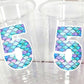 MERMAID PARTY CUPS - Mermaid Birthday Cups Mermaid Party Cups Mermaid Party Decorations Mermaid Party Favors Mermaid Mermaid Party Decor