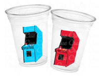 ARCADE PARTY CUPS - Arcade Cups Video Game Party Cups Video Game Cups Level Up Party Decor Gamer Baby Shower Decorations Video Game Birthday