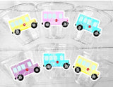 School Bus Party Cups - School Cups School Bus Birthday School Bus Party School Bus Favors Teachers Gift Gift for Teacher Back To School