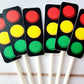 Traffic Light Cupcake Toppers