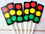 Traffic Light Cupcake Toppers