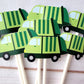Garbage Truck Cupcake Toppers, Garbage Truck Birthday Party Decorations, Trash Day Party Supplies, Recyling truck Party, Garbage Day Party