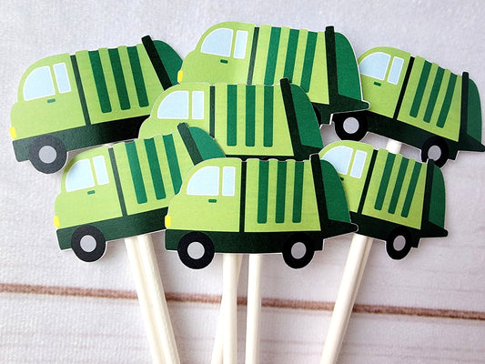 Garbage Truck Cupcake Toppers (11017314P)