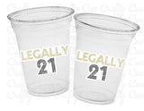 21st Birthday PARTY CUPS -Legally 21 Cups 21st Birthday Party 21st Birthday Favors 21st Party 21st Party Decorations 2002 Birthday Party Cup