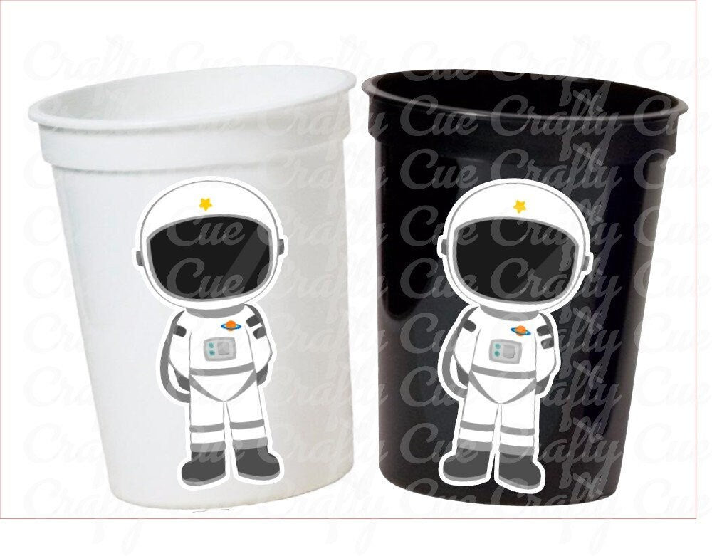 Space Party Cups Astronaut Party Cups Space Birthday Cups Outer Space Birthday Rocket Party Planet Party Astronaut Birthday Party Space Cup