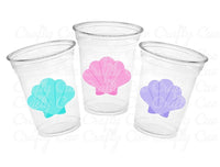 MERMAID PARTY CUPS - Mermaid Birthday Cups Mermaid Party Cups Mermaid Party Decorations Mermaid Party Favors Mermaid Mermaid Party Decor