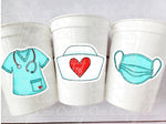 Nursing Party Cups Doctor Party Cups Nurse Party Cups Nursing Party Rn Party Decorations Medical School Party Nurse Graduation Party Meds