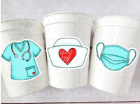 Nursing Party Cups Doctor Party Cups Nurse Party Cups Nursing Party Rn Party Decorations Medical School Party Nurse Graduation Party Meds