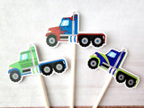 Semi Truck Cupcake Toppers (CUTO - 422171233P)