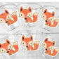 FOX PARTY CUPS - Fox Treat Cups Fox Favors Fox Decorations Woodland Birthday Woodland Baby Shower Woodland Birthday Party Fox Baby Shower