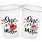 WATERMELON PARTY CUPS - Watermelon Party Favors Watermelon Treat Cups Watermelon Birthday One in a Melon First Birthday 1st Birthday