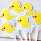 Rubber Ducky in Bubbles Cupcake Toppers, Rubber Duck Cupcake Toppers