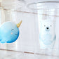 WINTER ARCTIC ANIMAL Party Cups - Disposable Winter Animal Cups Winter Baby Shower Winter Party Decorations Winter Wonderland Baby Shower