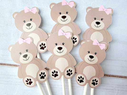 Teddy Bear Cupcake Toppers, Teddybear Cupcake Toppers 217201050A