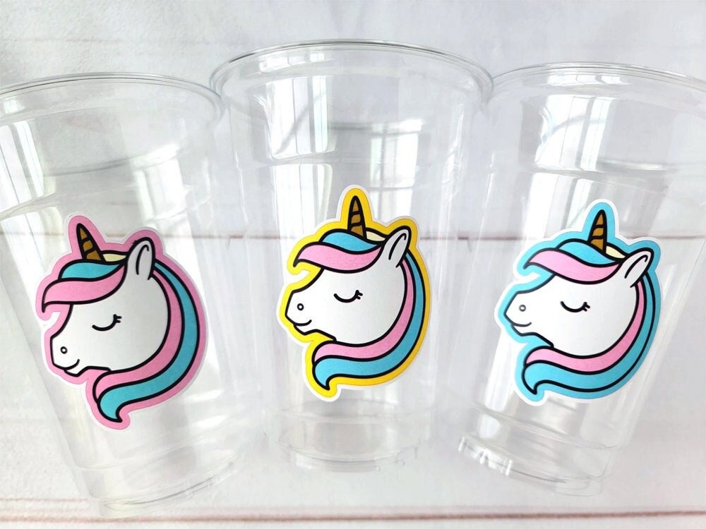 Unicorn Party Cups, Unicorn Birthday, Unicorn Party, Unicorn Treat Cups, Unicorn Party Cups, Unicorn Decorations, Unicorn Cups