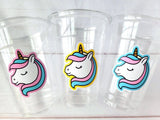 Unicorn Party Cups, Unicorn Birthday, Unicorn Party, Unicorn Treat Cups, Unicorn Party Cups, Unicorn Decorations, Unicorn Cups