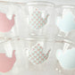 TEA PARTY CUPS - Tea Birthday Cups Tea Party Favors Tea Party Baby Shower Tea Party Decorations Tea Party Supplies Teapot Cups Teapot Decor