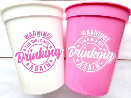 BACHELORETTE PARTY CUPS - Bachelorette Cups Girls Night Party Cups Bridal Shower Cups Girls Night Out Party Party Favors Bachelorette Cups