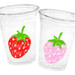 STRAWBERRY PARTY CUPS - Strawberry Birthday Cups Strawberry Cups First Birthday Strawberry Party Decorations Strawberry Baby Shower