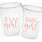 GIRL BABY SHOWER Party Cups - It's a Girl Party Cups Baby Girl Party Cups Pink Baby Shower Cups Pink and Gold Baby Shower Favors Decorations