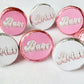 180 - BRIDE BABE PARTY Stickers for candy Pink Bachelorette Party Stickers Bachelorette Party Favors Bride Babe Stickers Wedding Stickers