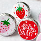 180 - STRAWBERRY FAVOR STICKERS for candy Strawberry Party Stickers Strawberry Birthday Strawberry Party Decoration 1st Birthday Berry Sweet