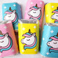 30 - UNICORN PARTY STICKERS for mini candy Unicorn Stickers Unicorn Party Favors Unicorn Candy Wrapper Stickers Unicorn Birthday Decoration