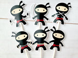Ninja Cupcake Toppers