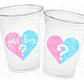 GENDER REVEAL Party Cups - Pink and Blue Party Cups Gender Reveal Party Favors One Piece Gender Reveal Gender Reveal Decorations Baby Shower