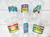 I Love the 90'S PARTY CUPS - 90's Birthday Cups 90's Party Cups 90's Decorations 90's Birthday Party 90's Birthday Party Decorations 90s 80s