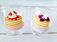 Pancake Party Cups, Pancake Treat Cups, Pancake Birthday, Pancake Party, Pancake Party Favors, Pancakes and Pajamas