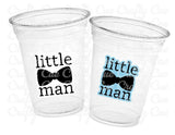 LITTLE MAN PARTY Cups - Little Man Cups Little Man Baby Shower Little Man Party Decorations Little Man Party Supplies Little Man Cups
