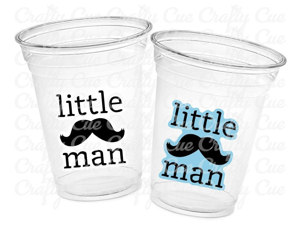 LITTLE MAN PARTY Cups - Little Man Cups Little Man Baby Shower Little Man Party Decorations Little Man Party Supplies Little Man Cups
