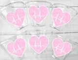 NURSING PARTY CUPS - Nurse Heart Party Cups Nurse Party Cups Nursing Party Rn Party Decorations Medical School Party Nurse Graduation Party