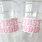 COWGIRL PARTY CUPS - First Rodeo Cups Cowgirl Cups Cowgirl Party Decorations Cowgirl Bachelorette Party Cowgirl Hat Birthday Rodeo Party