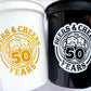 50th PARTY CUPS - Beers, Cheers, Vintage 1972 50th Birthday Party 50th Birthday Favors 50th Party Cups 50th Party Decorations
