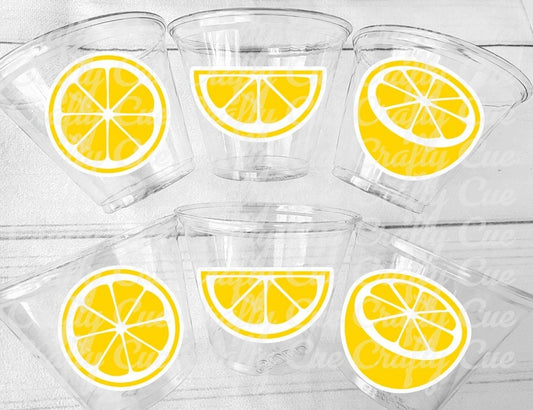 Lemon Party Cups, Lemon Birthday, Lemon Party Favors, Lemon Party Favors, Lemon First Birthday, Lemon Baby Shower Lemon Decorations Lemonade