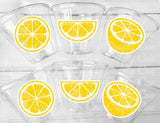 Lemon Party Cups, Lemon Birthday, Lemon Party Favors, Lemon Party Favors, Lemon First Birthday, Lemon Baby Shower Lemon Decorations Lemonade