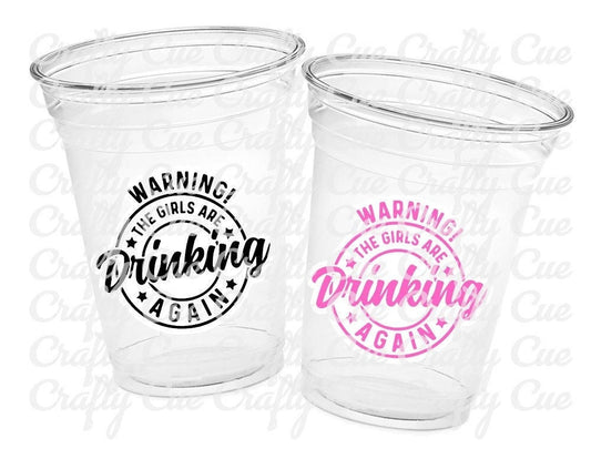 BACHELORETTE PARTY CUPS - Bachelorette Cups Girls Night Party Cups Bridal Shower Cups Girls Night Out Party Party Favors Bachelorette Cups