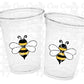 BEE PARTY CUPS - Bee Baby Shower Cups BaBee Shower Cups Sweet as can Bee Bumble Bee Party Favors Bee Decorations Bee Party Supplies Favors