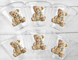 Teddy Bear Party Cups Teddy Bear Baby Shower Favors Teddy Bear Birthday Favors Teddy Bear Party Teddy Bear Party Favors Boy Bear Girl Bear